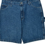 Dickies Carpenter Shorts - 38W 10L Blue Denim