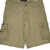 Lee Cargo Cargo Shorts - 36W 10L Beige Cotton