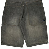 Joe Boxer Denim Shorts - 32W 12L Grey Cotton Blend