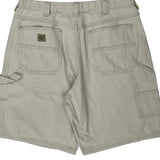 Wrangler Carpenter Shorts - 32W 9L Beige Cotton