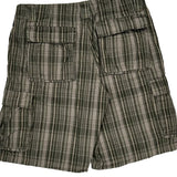 Lee Checked Cargo Shorts - 36W 10L Grey Cotton