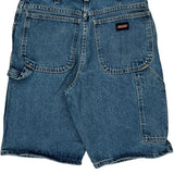 Dickies Denim Shorts - 30W 11L Blue Cotton