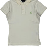 Ralph Lauren Polo Shirt - Small Cream Cotton