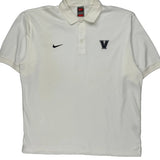 Villanova Nike Polo Shirt - Large White Cotton