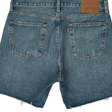 Levis Denim Shorts - 34W 9L Blue Denim