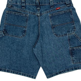 Wrangler Carpenter Shorts - 36W 10L Blue Cotton