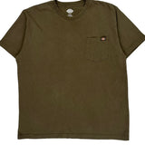 Dickies T-Shirt - XL Green Cotton