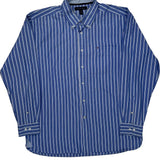 Tommy Hilfiger Striped Shirt - XL Blue Cotton
