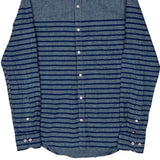 Tommy Hilfiger Striped Shirt - Small Blue Cotton