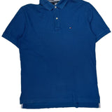 Tommy Hilfiger Polo Shirt - Large Blue Cotton