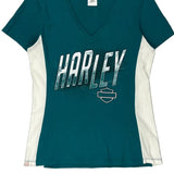 Barnett Harley-Davidson El Paso, Texas Harley Davidson T-Shirt - Medium Green Cotton