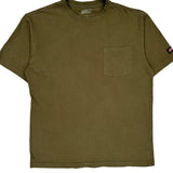 Dickies T-Shirt - Large Green Cotton