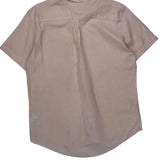 Tommy Hilfiger Short Sleeve Shirt - Large Pink Cotton