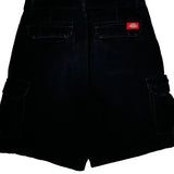 Dickies Cargo Shorts - 32W 10L Black Cotton