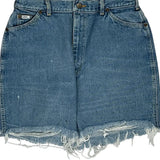 Lee Denim Shorts - 30W UK 12 Blue Denim