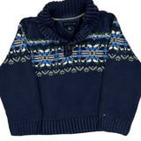 Age 4 Tommy Hilfiger Christmas Sweater - XS Multicoloured Cotton