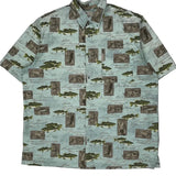 River Lodge Columbia Graphic Short Sleeve Shirt - Large Multicoloured Cotton