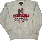 Nebraska Huskers Galt Sand College Sweatshirt - XL Grey Cotton Blend