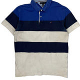 Tommy Hilfiger Slim Fit Polo Shirt - XL Blue Cotton