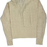 Age 8-10 Polo By Ralph Lauren 1/4 Zip - Medium Cream Cotton