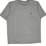 Carhartt T-Shirt - XL Grey Cotton