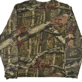 Mossy Oak Camo Long Sleeve T-Shirt - XL Camo Cotton