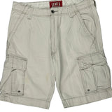 Levis Cargo Shorts - 34W 11L Beige Cotton
