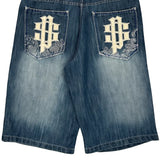 Southpole Denim Shorts - 36W 13L Blue Cotton Blend