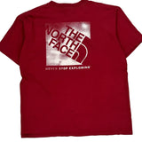 The North Face T-Shirt - Large Red Cotton