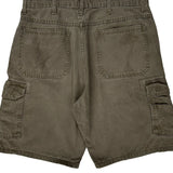 Wrangler Cargo Shorts - 34W 10L Grey Cotton