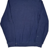 Polo By Ralph Lauren 1/4 Zip - Large Navy Cotton