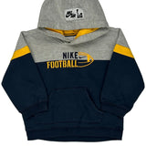 Age 4 Football Nike Football Hoodie - 2XS Grey Cotton Blend