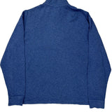 Vintage Polo By Ralph Lauren 1/4 Zip - XL Blue Cotton Blend