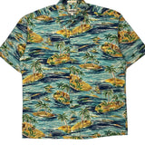 Campia Moda Graphic Hawaiian Shirt - Large Multicoloured Cotton
