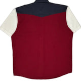 Wrangler Striped Short Sleeve Shirt - Large Multicoloured Cotton