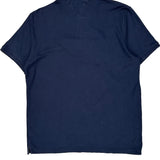 Custom Fit Tommy Hilfiger Polo Shirt - XL Navy Cotton Blend