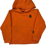Age 5 Carhartt Hoodie - Small Orange Cotton
