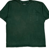 Dickies T-Shirt - Large Green Cotton