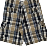 Levis Checked Cargo Shorts - 32W 11L Multicoloured Cotton