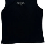 Skull With Wings Harley Davidson Graphic Tank Top - 2XL Black Cotton
