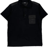 Diesel Polo Shirt - Small Black Cotton