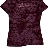 Harley Davidson Graphic T-Shirt - Large Burgundy Cotton