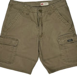 Wrangler Cargo Shorts - 32W 10L Khaki Cotton