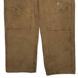 Carhartt Double Knee Carpenter Pants - 34W 32L Brown Cotton