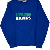 Hillview Elementary Hawks Russell Athletic College Sweatshirt - Small Blue Cotton Blend