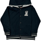 Age 4-5 Harley Davidson Graphic Hoodie - Small Black Cotton Blend