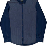 Armani Exchange Slim Shirt - 2XL Blue Cotton