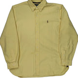 Vintage Ralph Lauren Shirt - XL Yellow Cotton