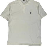 Polo By Ralph Lauren Polo Shirt - Medium White Cotton