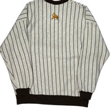 Made In USA West Jeff Roughriders Pioneer Sports Striped Sweatshirt - 2XL Black Cotton